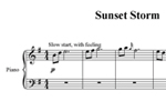 Sunset Storm
